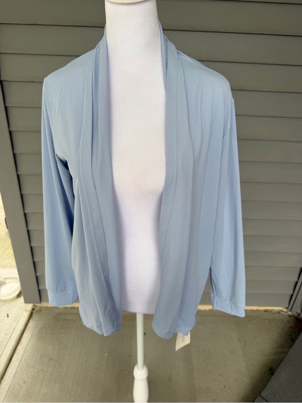 NWT Blue UPF 50 Sun Protection Cardigan with Pockets Size Small Activewear